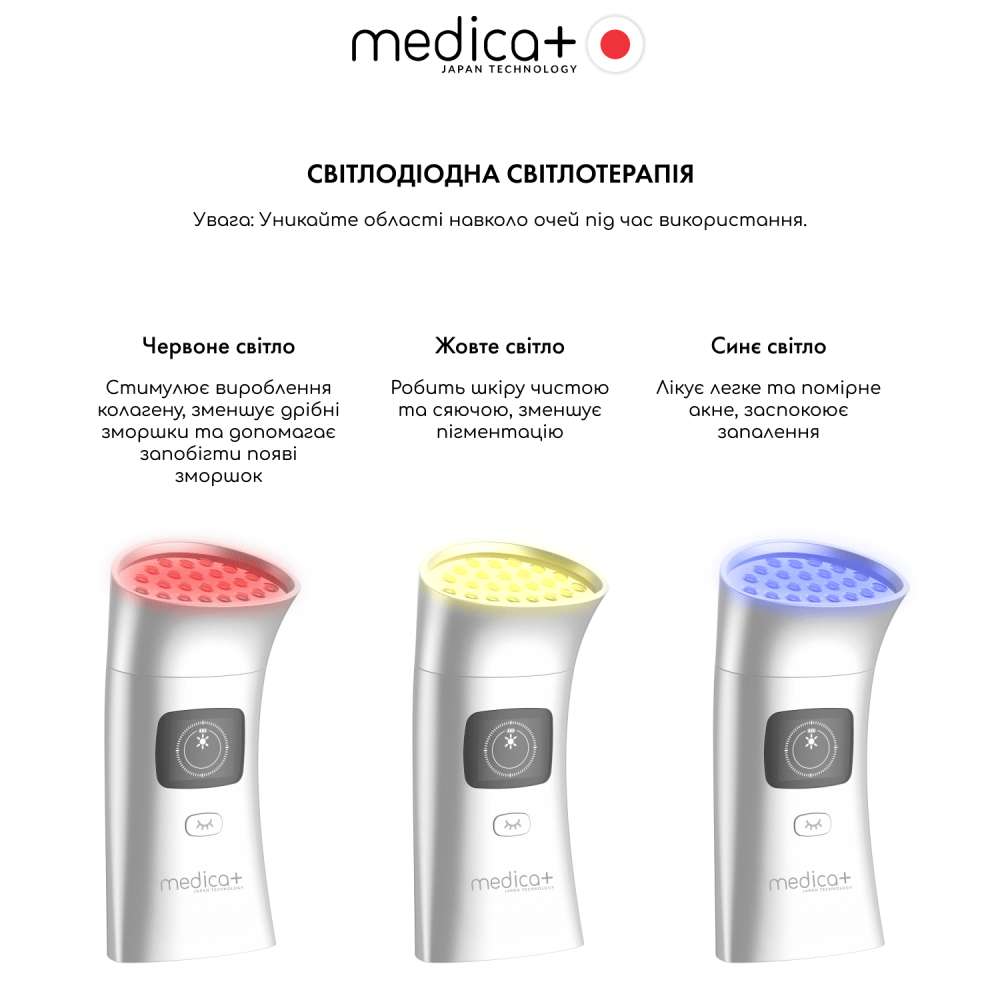 Купити Мікрострумовий ліфтинг масажер для обличчя MEDICA+ Tri